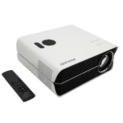PHILCO - Proyector Full HD 19201080p 3500 Lumenes LED con HDMI USB - Blanco