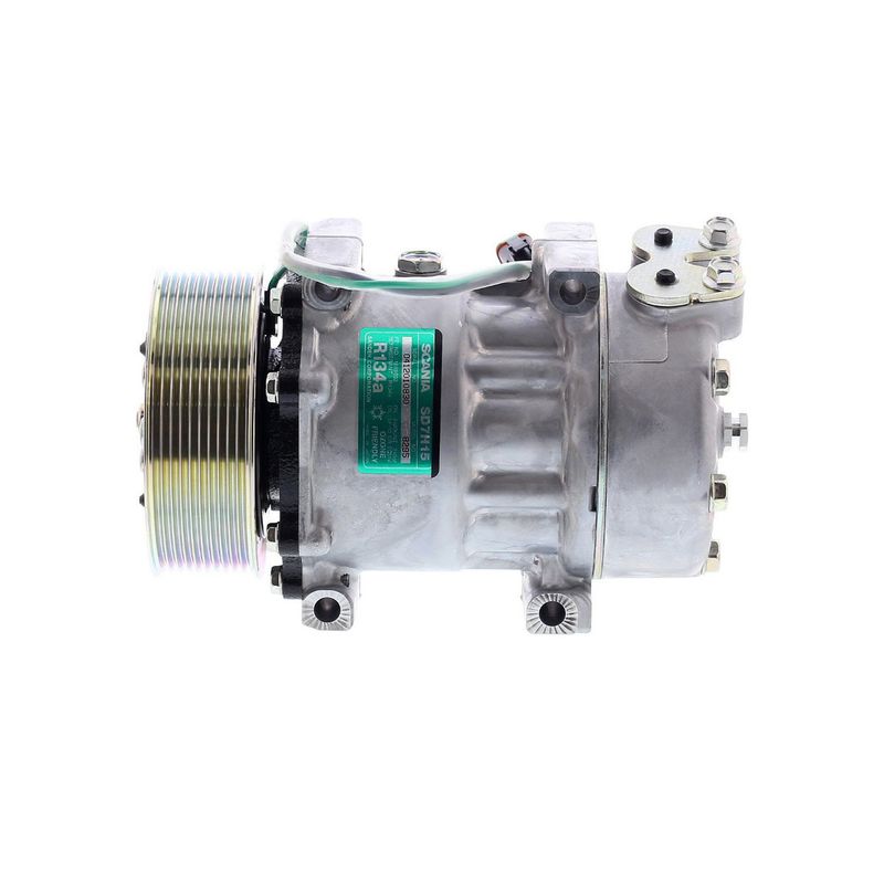 SANDEN - Compresor de Ac 7H15 10PK 24V 119MM TAPA YE OE 8295 SANDEN