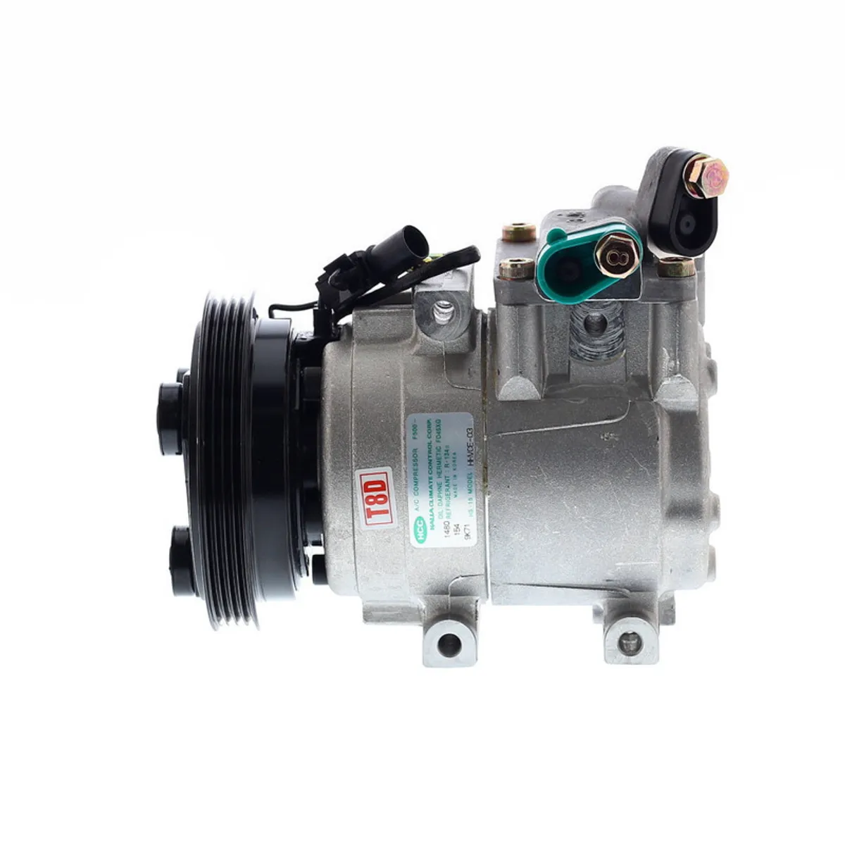 AMERICAN AIR - Compresor de Ac HS15 4PK 12V 114MM KIA SPECTRA OEM HCC