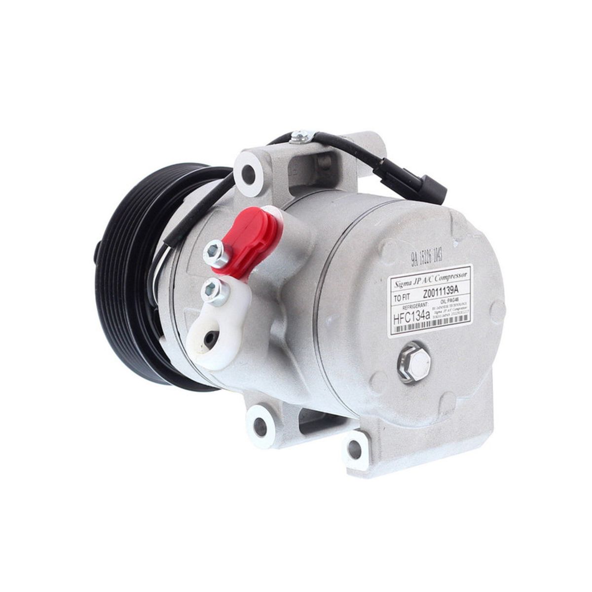 AMERICAN AIR - Compresor de Ac DKS17DS 6PK 12V 115MM MONTAJE DIRECTO AM.