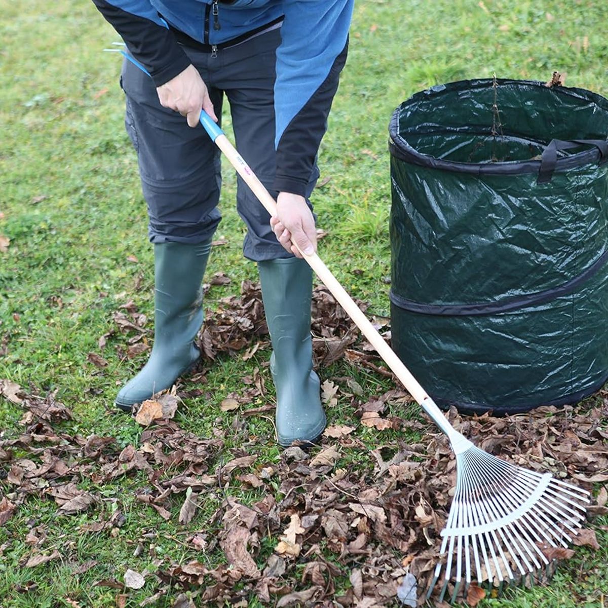 BIKAIN - RASTRILLO RECOHOJAS REGULABLE BIKAIN BI8036