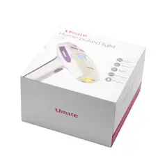 MOVI - Depiladora Umate IPL Con Lámpara Fija Y 2 Boquillas Intercambiables.-