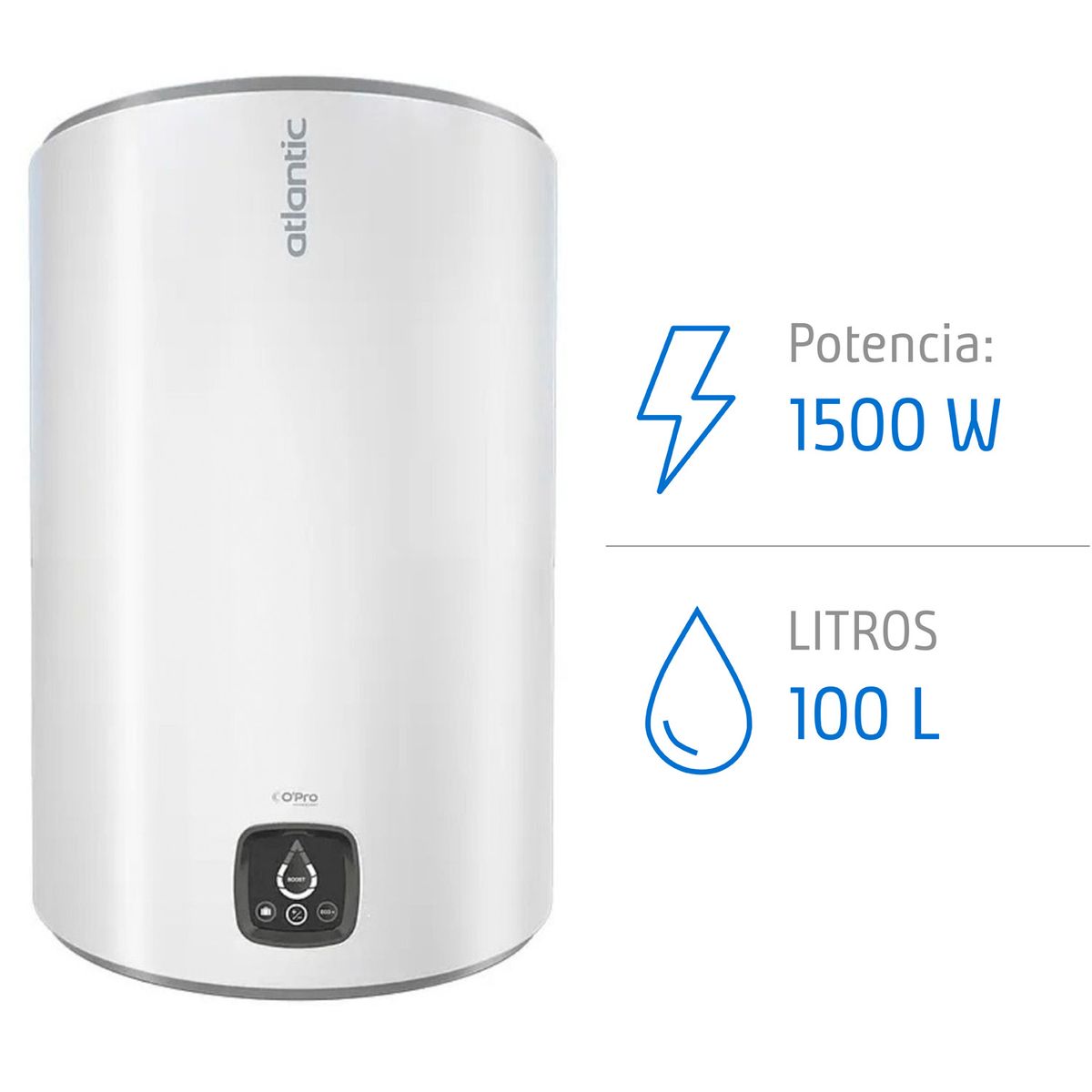 TERMO ELÉCTRICO BOSCA GENIUS 100L ATLANTIC, marca ATLANTIC - Foto Principal