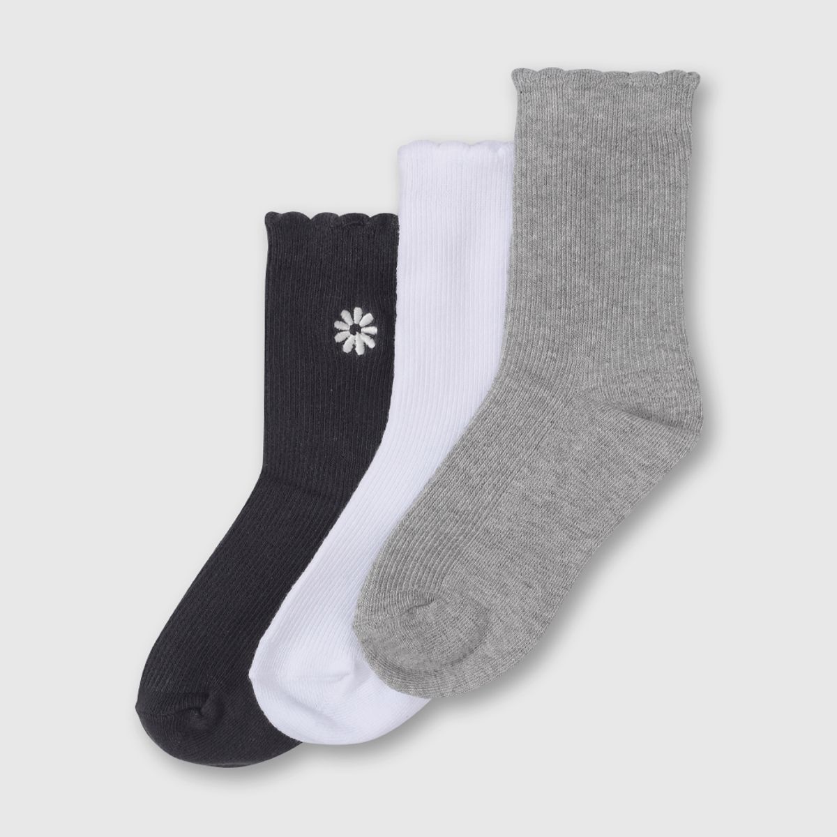 COLLOKY - Calcetin 3/4 Niña Gris 56733 Colloky