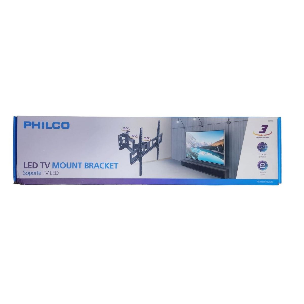PHILCO - Soporte Lcd - Led Para 37 A 70 Pulgadas Con 3 Articulaciones PHILCO