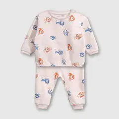 COLLOKY - Conjunto Polerón / Pantalón Niño Beige 56796