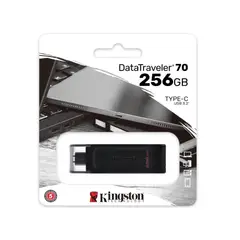 KINGSTON - Pendrive 256 GB - DataTraveler 70 - USB Type-C