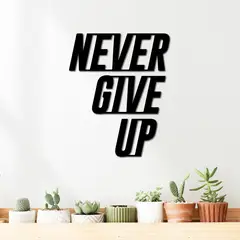 ELAB PROPIA - Cuadro Motivador Nunca Te Rindas - Madera Fun Republic