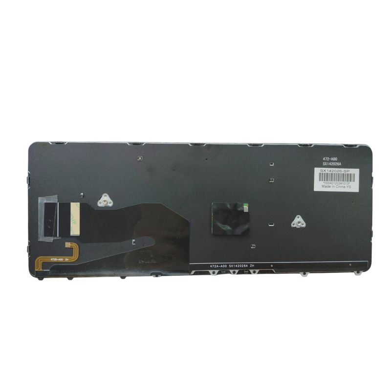 GENERICO - Teclado Compatible Con Hp 840-850 G1 G2 Retroiluminado.
