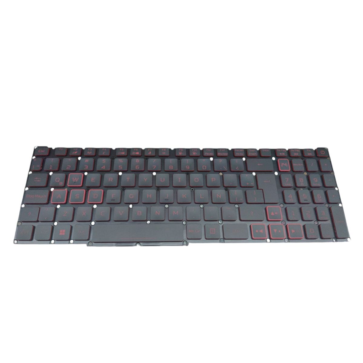 GENERICO - Teclado Compatible Con Acer Nitro An515-57 Retroiluminado.