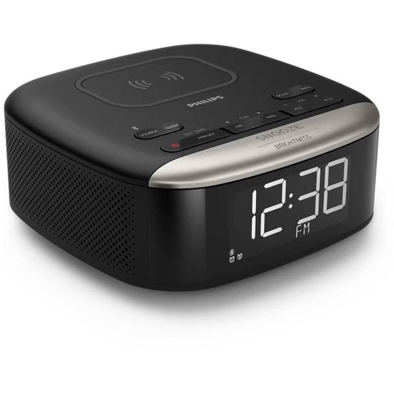 PHILIPS - Radio Reloj Despertador Bluetooth Y Cargador Philips TAR7606