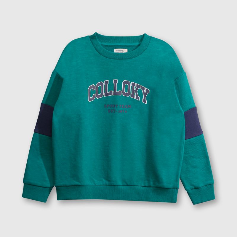 COLLOKY - Polerón Niño Verde 56840 Colloky