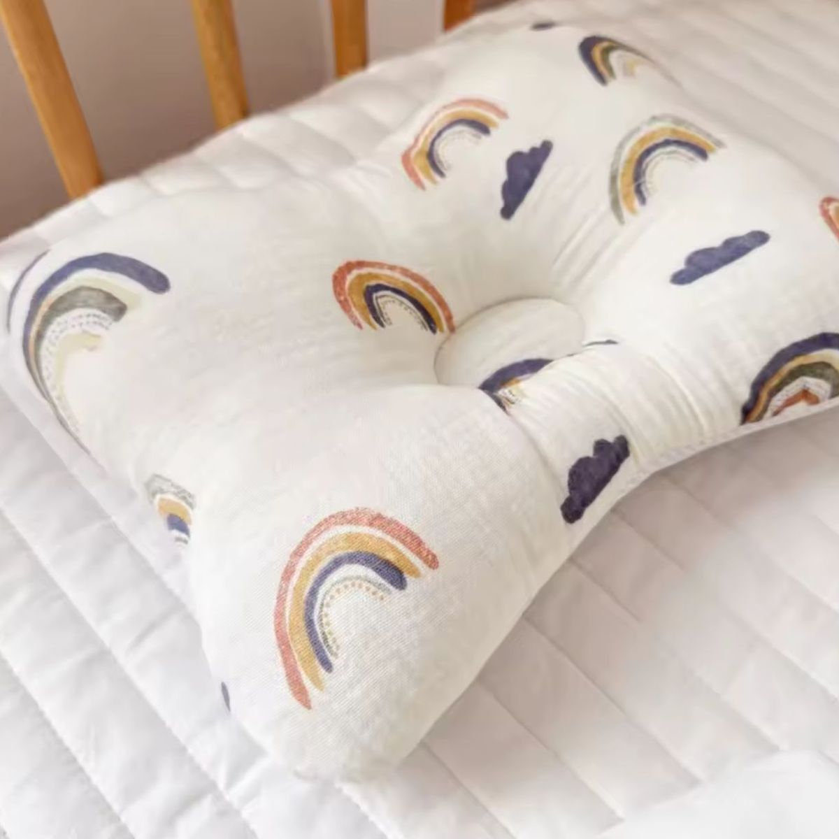 GENERICO - Cojín Bebe Almohada Posición Correcta Ergonómico