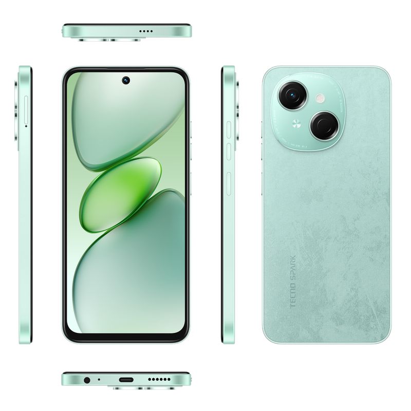 TECNO MOBILE - Celular Tecno Spark Go 1 Dual Sim 64GB + 3GB Magic Skin Green