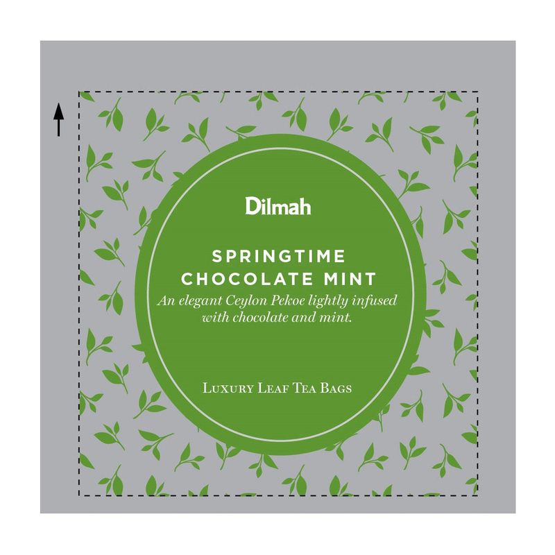 DILMAH - 50 Bolsitas Te Negro Ceylon Chocolate Mint Vivid Dilmah