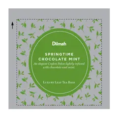 DILMAH - 50 Bolsitas Te Negro Ceylon Chocolate Mint Vivid