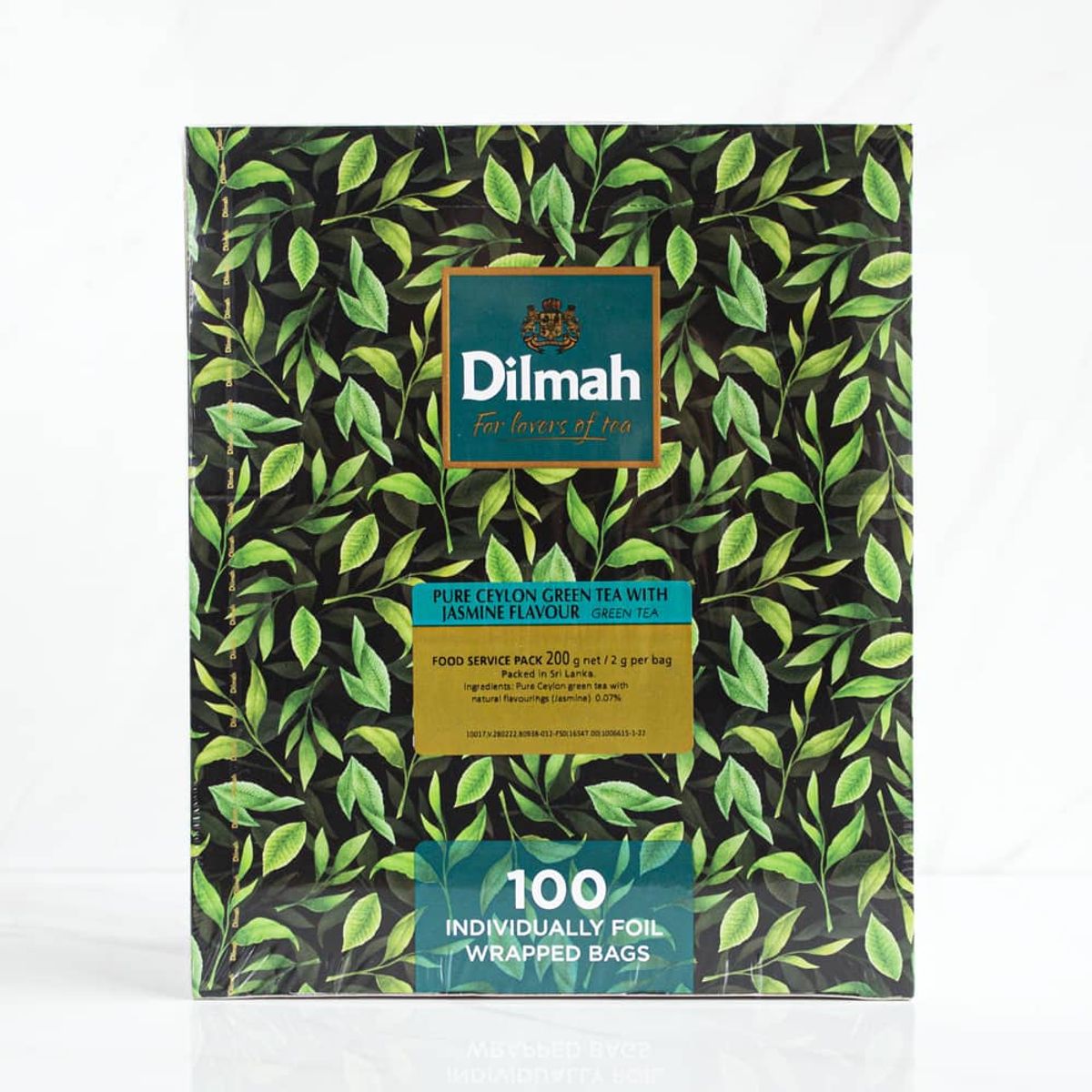 DILMAH - 100 Bolsitas Te Verde Ceylon Jazmin Dilmah