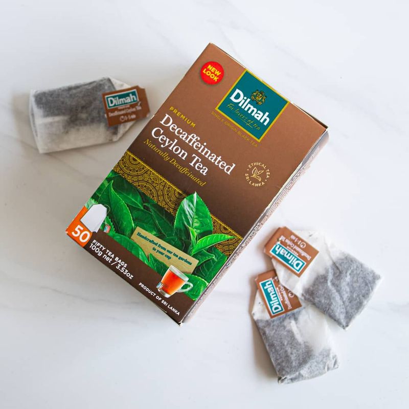 DILMAH - 50 Bolsitas Te Negro Descafeinado Dilmah.
