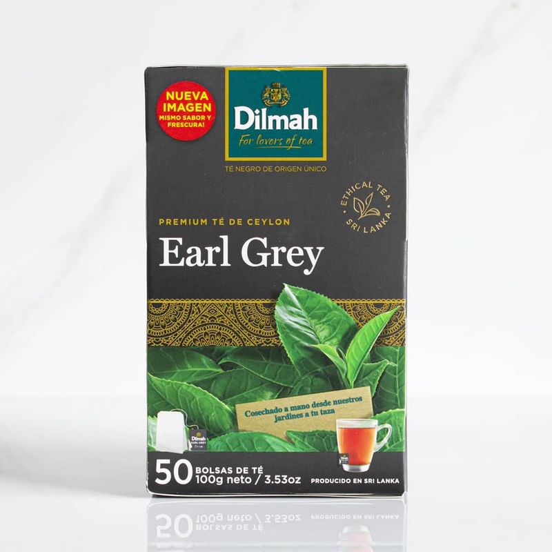 DILMAH - 50 Bolsitas Te Negro Earl Grey Dilmah.