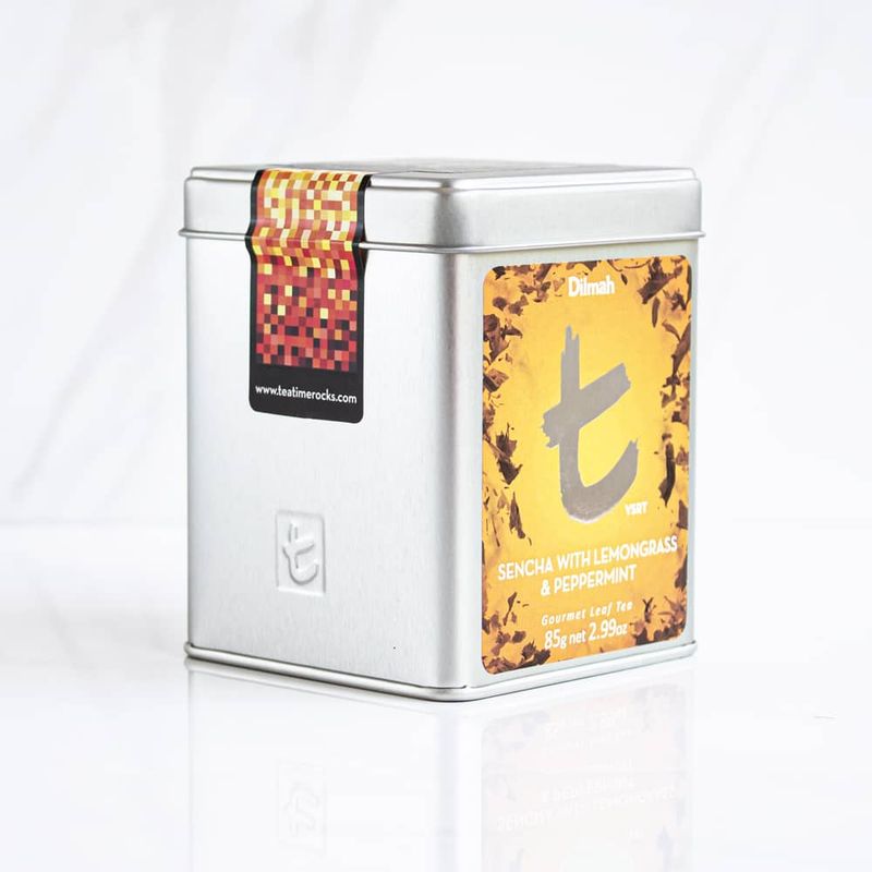 DILMAH - Te Verde en Hojas Lemongrass y Menta T-Series Dilmah 85 grs