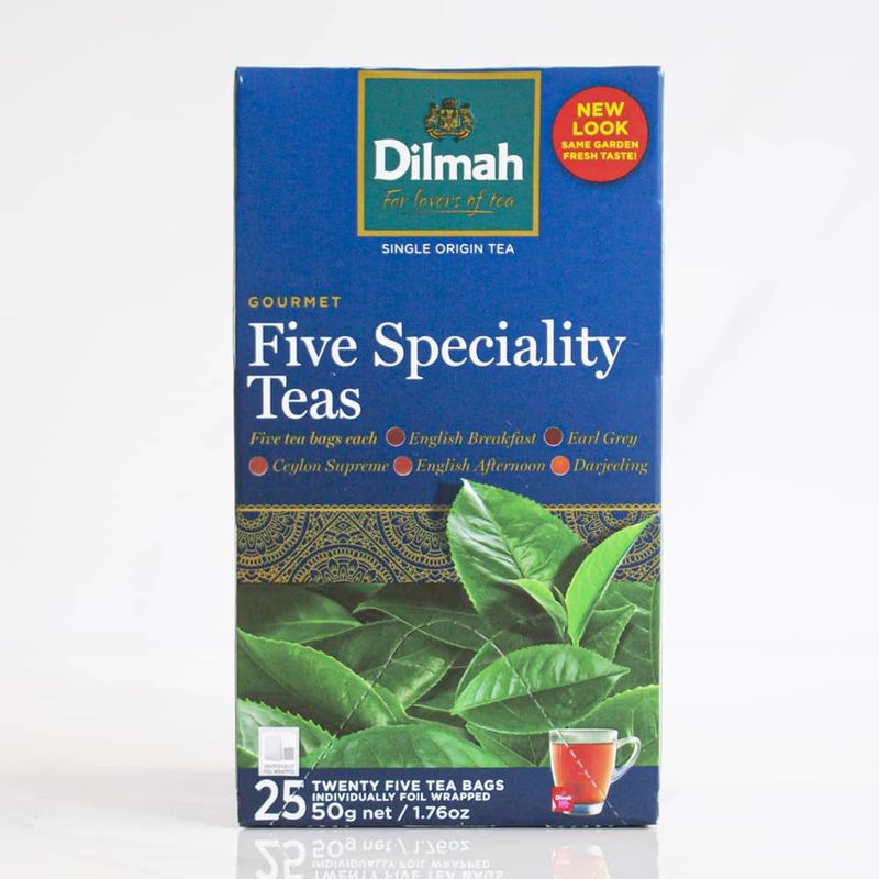 DILMAH - 25 Bolsitas Te Negro Surtido Gourmet Dilmah.