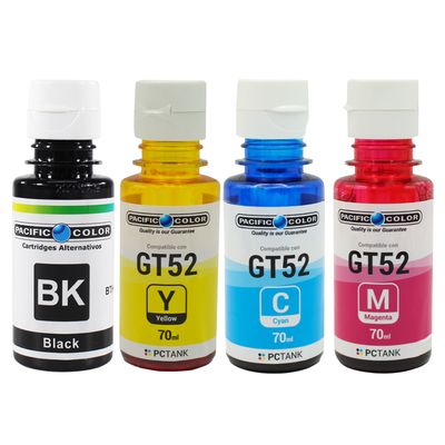 Imagen 2 del producto PACK TINTA ALTERNATIVA PARA HP Gt52 51 315 415 5820 5810 533