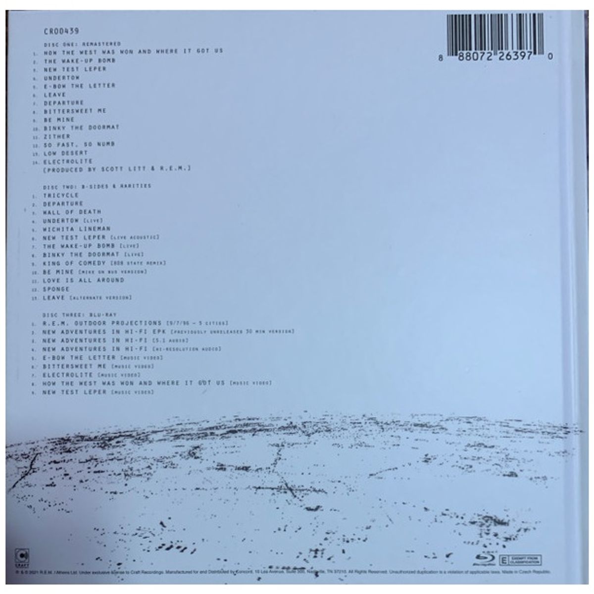 HITWAY MUSIC - REM - NEW ADVENTURES IN HI-FI 25TH ANNIVERSARY EDITION 2CD+BLU-RAY - CD