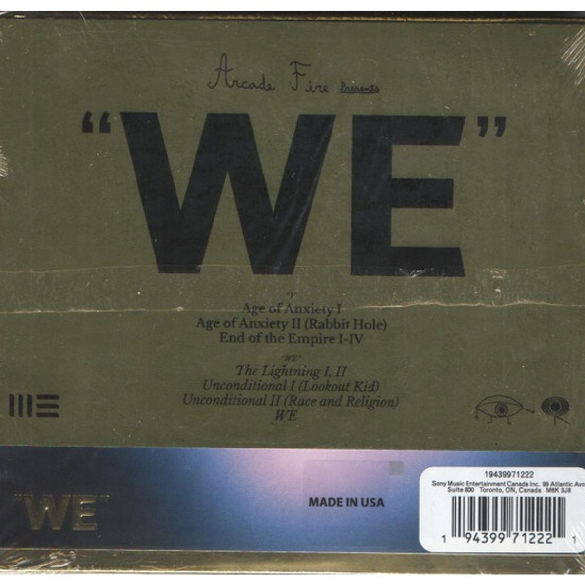 HITWAY MUSIC - ARCADE FIRE - WE - CD