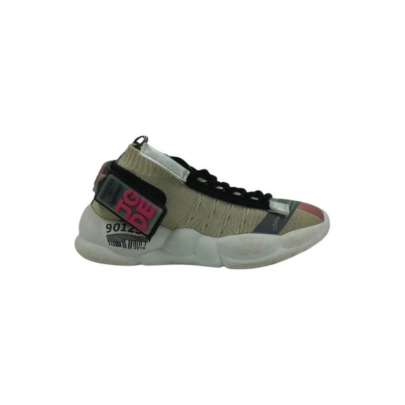 HERIEL - Zapatilla Beige Plataforma Mujer