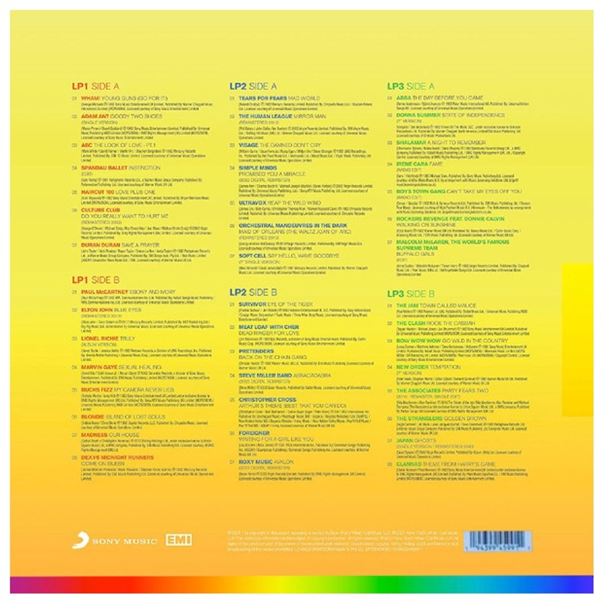 HITWAY MUSIC - NOW THATS WHAT I CALL MUSIC - NOW YEARBOOK 1982 3LP - VARIOUS ARTISTS - VINILO