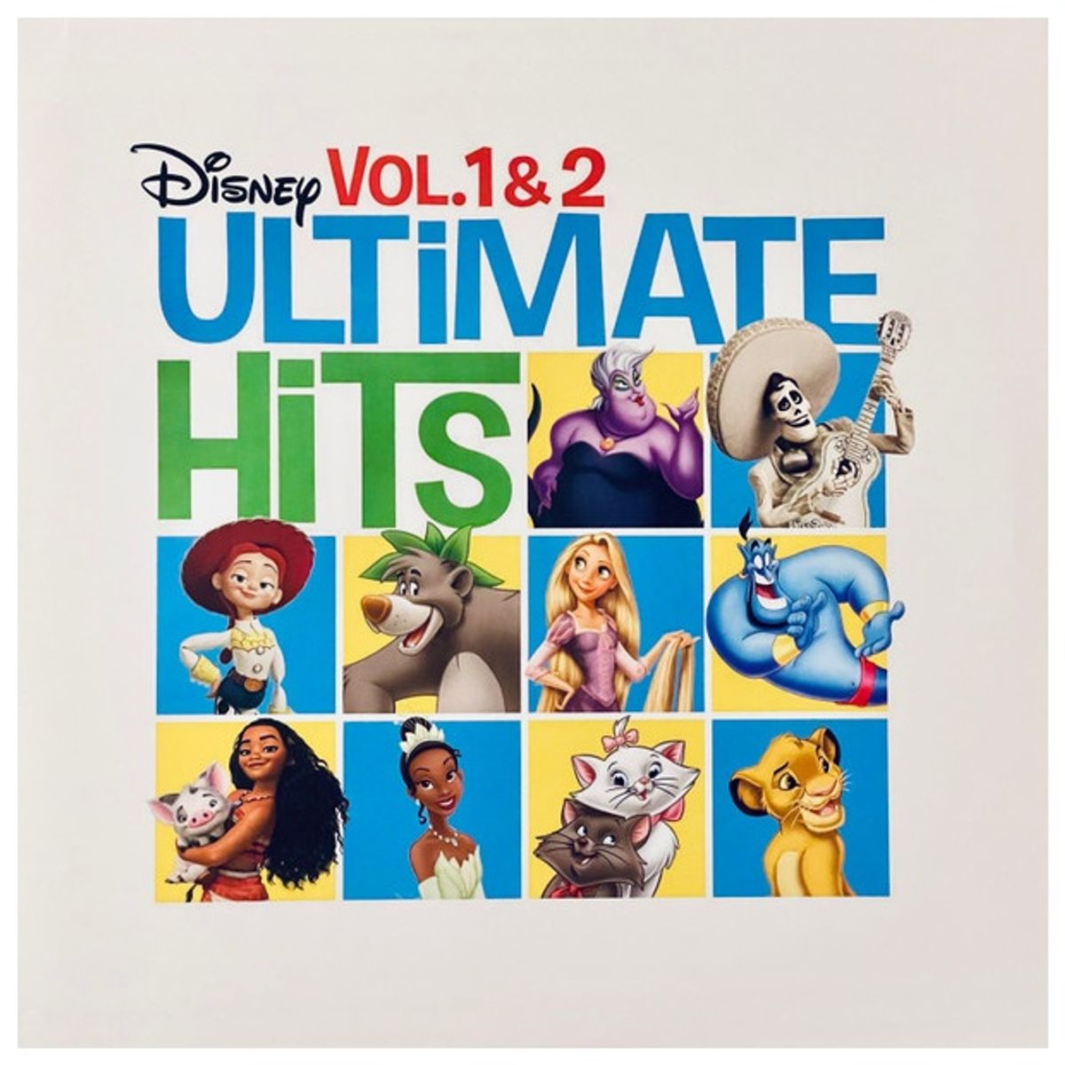 HITWAY MUSIC - DISNEY ULTIMATE HITS - VOL 1 & 2 - VARIOUS ARTISTS 2LP COLOURED LIMITED VINYL EDITION - VINILO