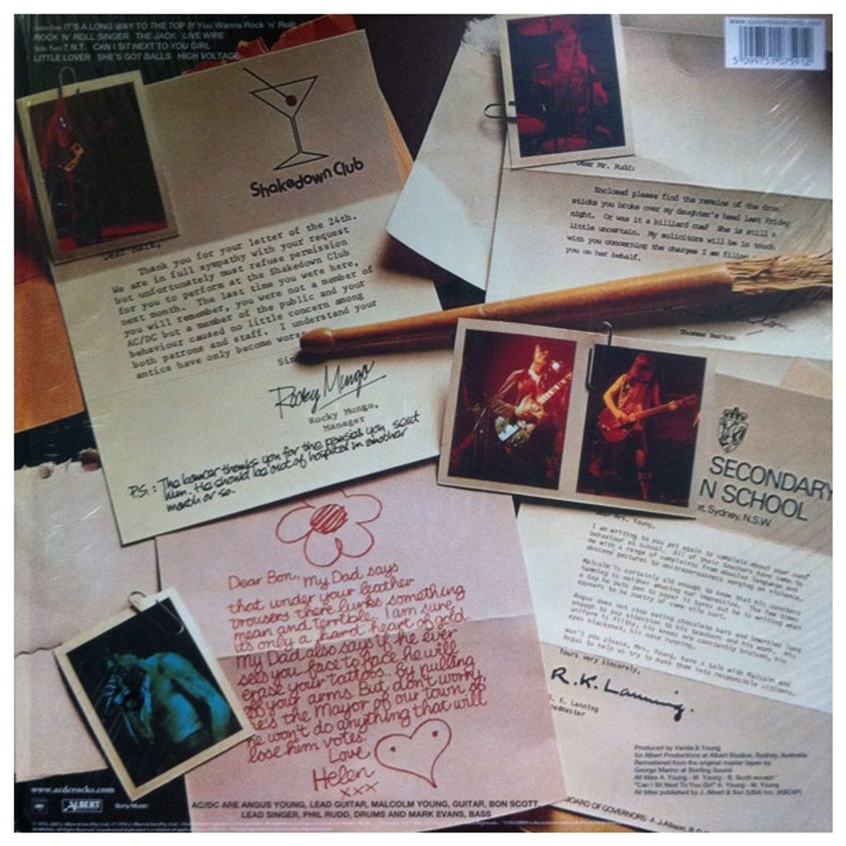 HITWAY MUSIC - ACDC - HIGH VOLTAGE - VINILO