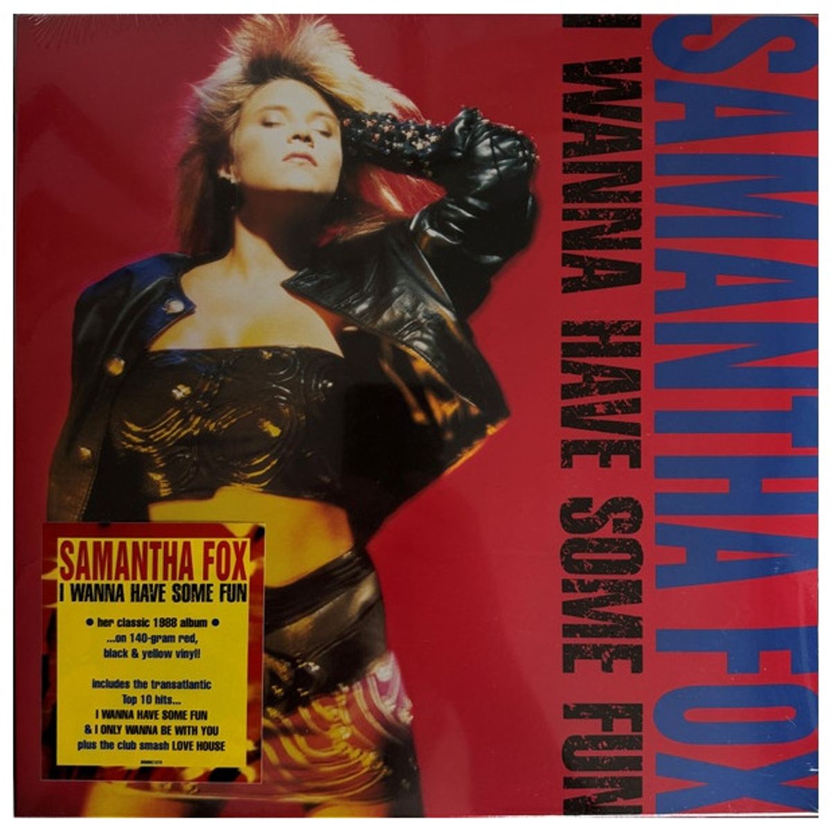 HITWAY MUSIC - SAMANTHA FOX - I WANNA HAVE SOME FUN REDBLACKYELLOW VINYL - VINILO