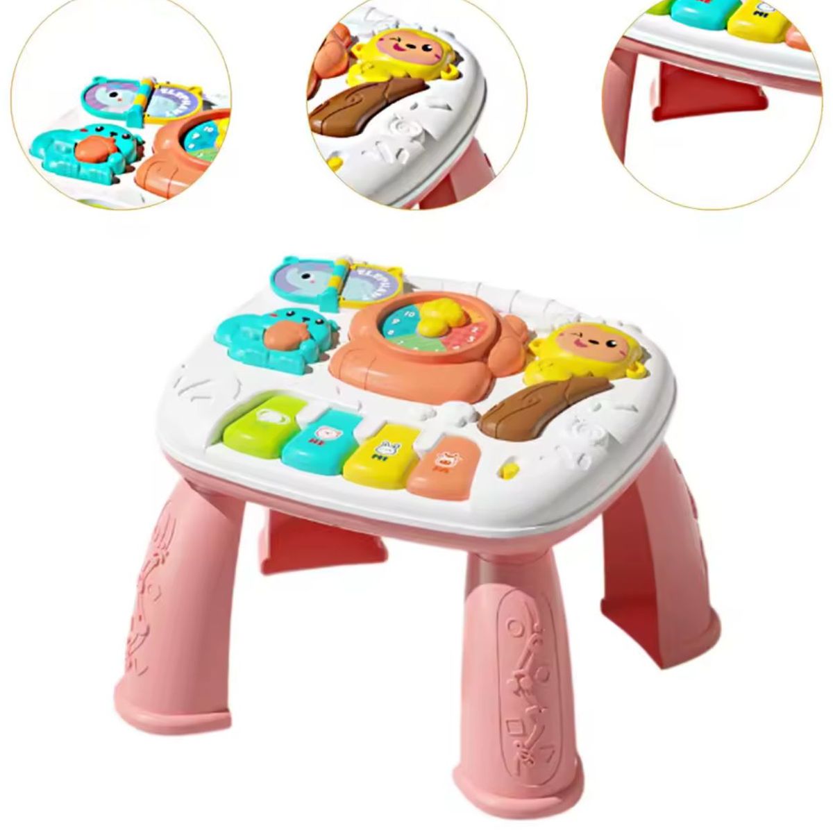 GENERICO - Mesa De Aprendizaje Musical Juguete Bebe 12 - 24 Meses