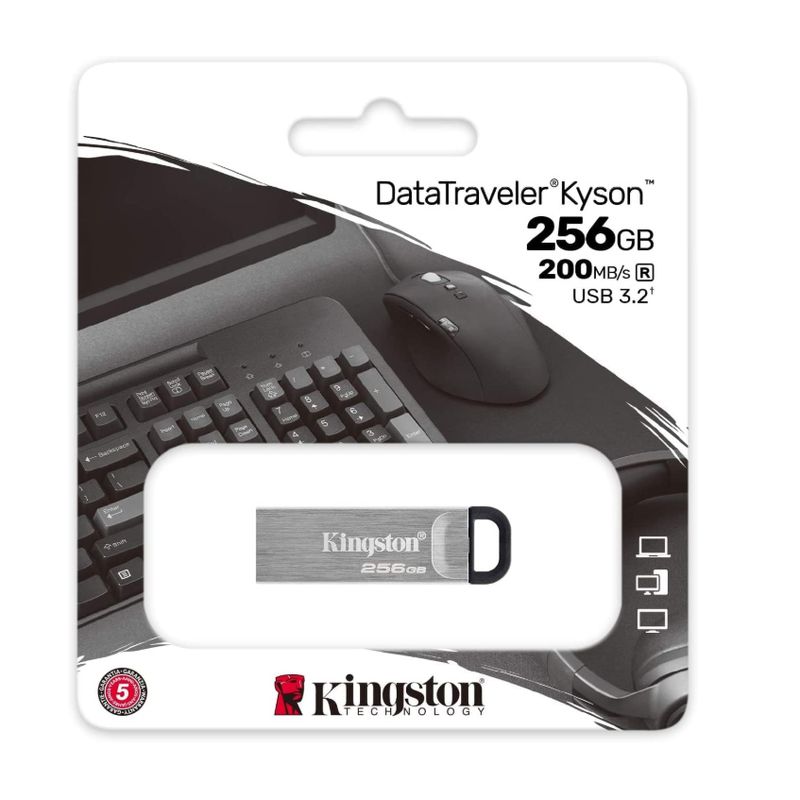 KINGSTON - Pendrive 256 GB - Kingston DataTraveler Kyson - USB 3.1