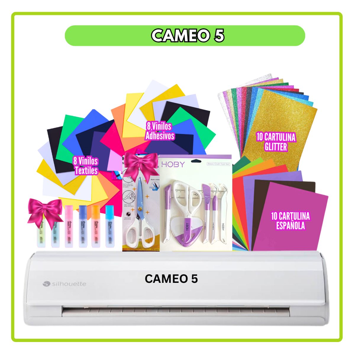SILHOUETTE - cameo 5 + insumos papelería SC33