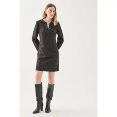 ASH - Vestido Corto Gris Marengo Mujer Ash.-