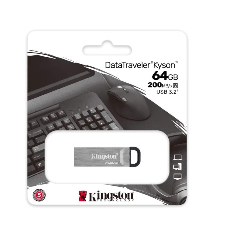 KINGSTON - Pendrive 64 GB - Kingston DataTraveler Kyson - USB 3.1