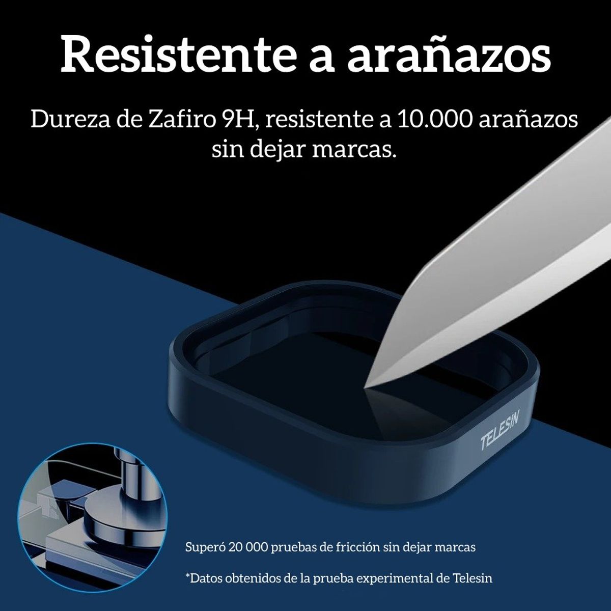TELESIN - Pack 4 Filtros para GoPro Hero 9/10/11/12 - CLP/ND64/32/16