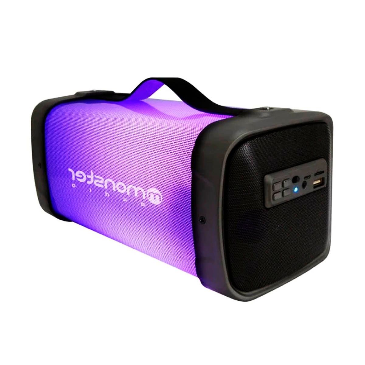 MONSTER - Parlante Portátil Monster Audio MX530BK Retro Iluminado RGB
