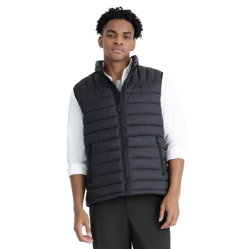 DOCKERS - Parka Sin Mangas Packable Vest Regular Fit Negro Dockers.