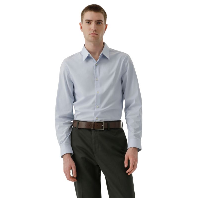 DOCKERS - Camisa Hombre Workday Classic Fit Azul Dockers