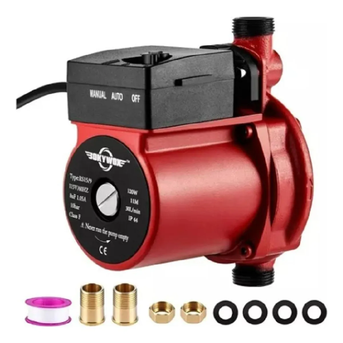 GENERICO - Bomba de Agua Presurizadora Silenciosa 30 Lmin 120W