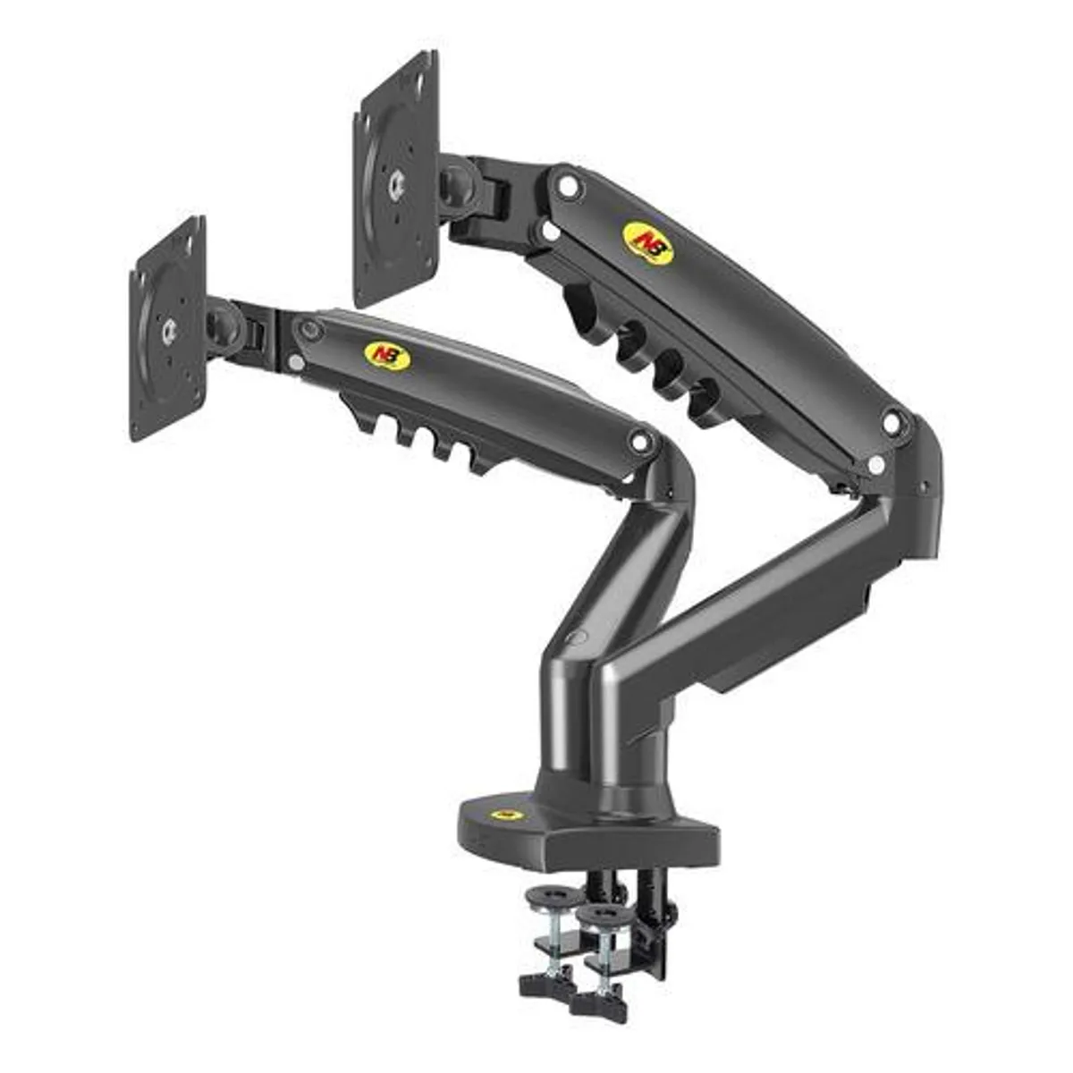 GENERICO - Soporte Ergonómico para Mesa con 2 Brazos para Monitores de 17-27&apos&apos