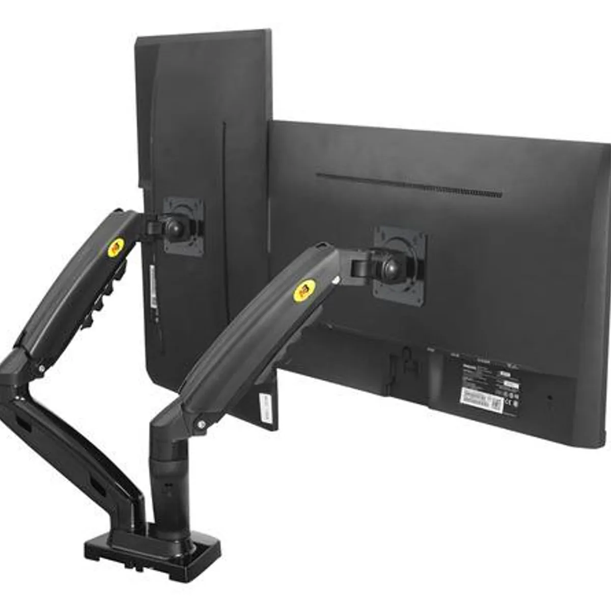 GENERICO - Soporte Ergonómico para Mesa con 2 Brazos para Monitores de 17-27&apos&apos