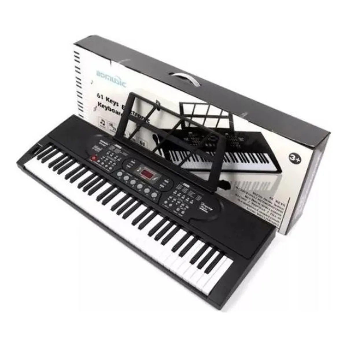 GENERICO - Teclado Musical de 61 Teclas para Aprendizaje