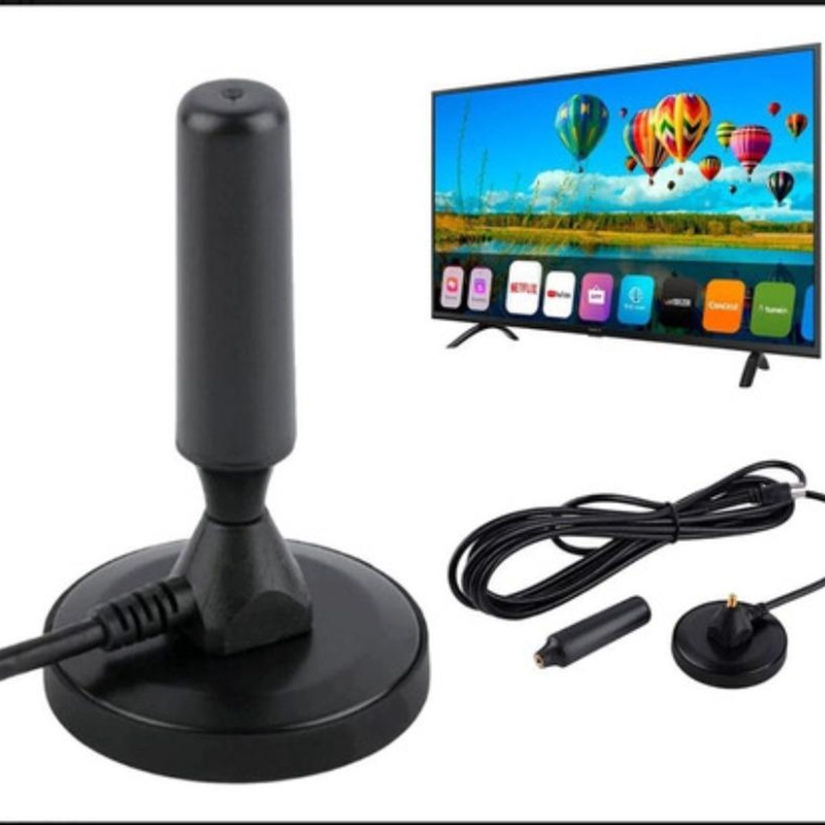 GENERICO - Antena HD Digital para Smart TV Generac HD-3003 - 15 km