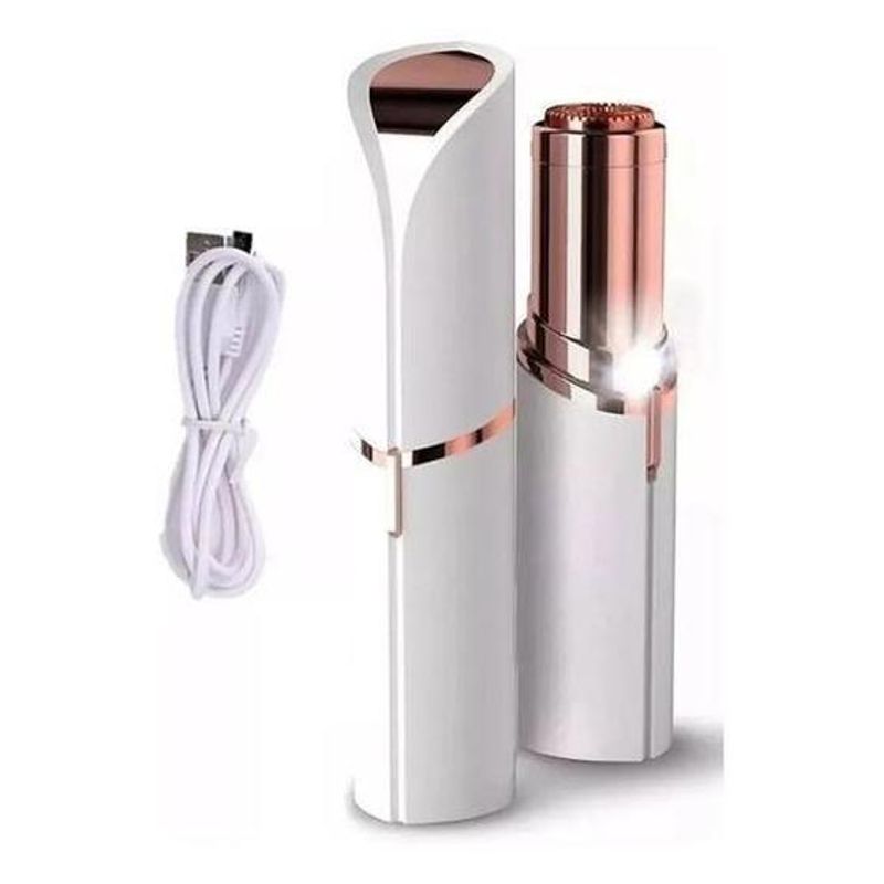 GENERICO - Depiladora Facial Portátil Recargable USB Blanca