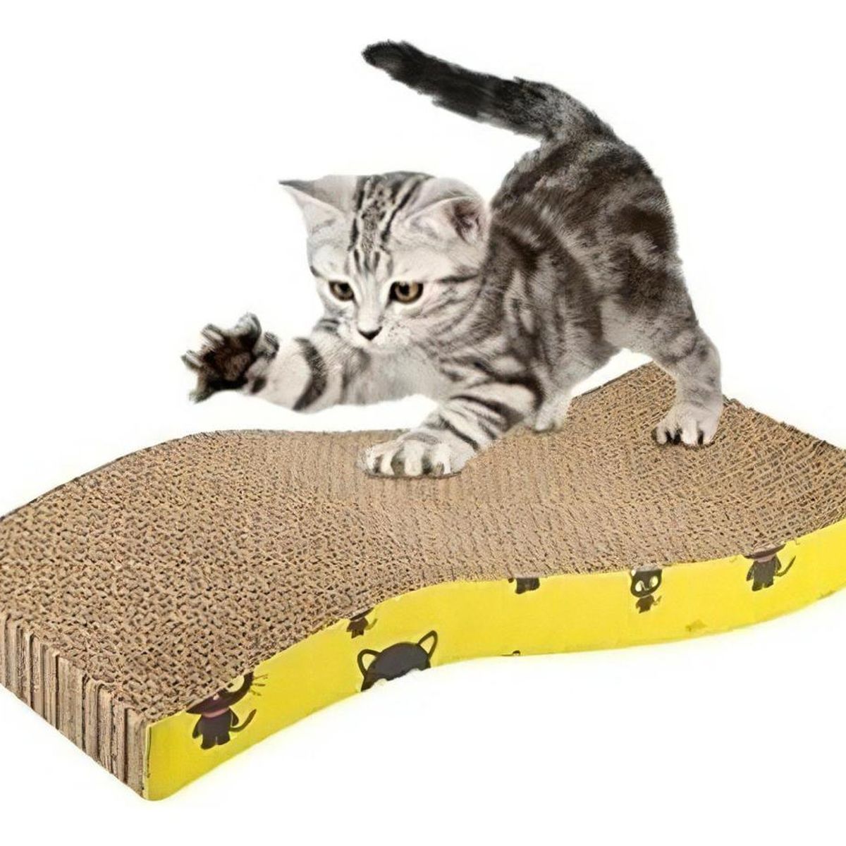 GENERICO - Rascador XL para Gatos de Cartón Corrugado Duradero