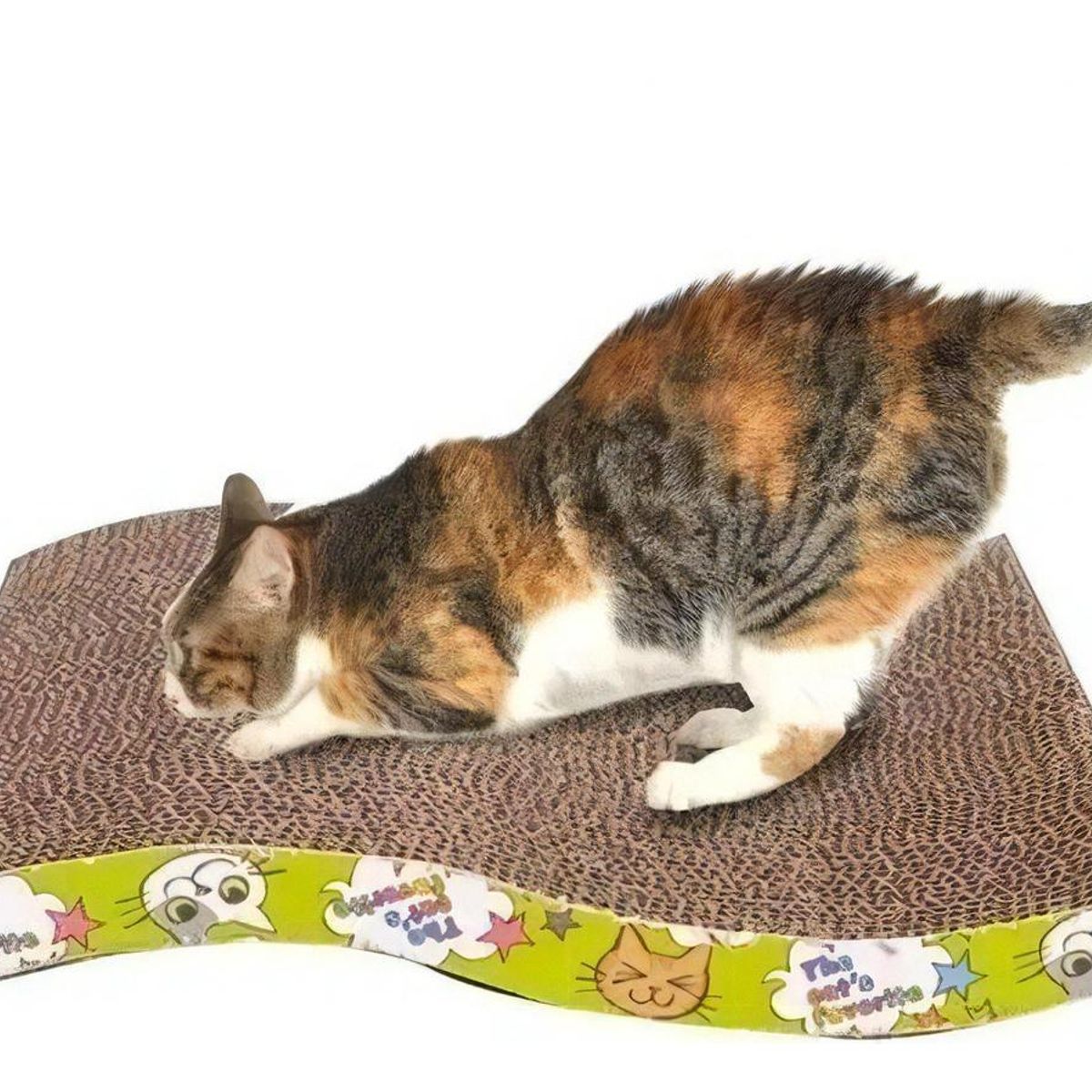 GENERICO - Rascador XL para Gatos de Cartón Corrugado Duradero